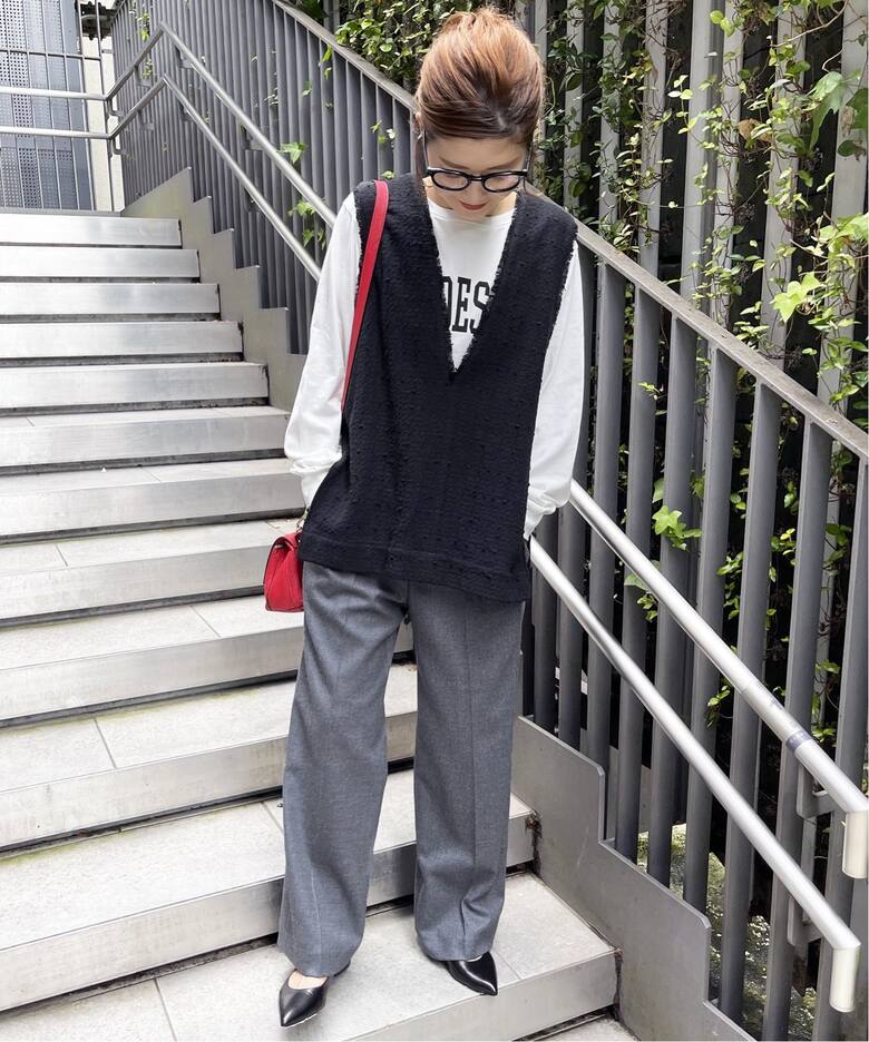 ≪WEB限定追加≫Italian fabric ツイードベスト（ベスト）｜Spick and 