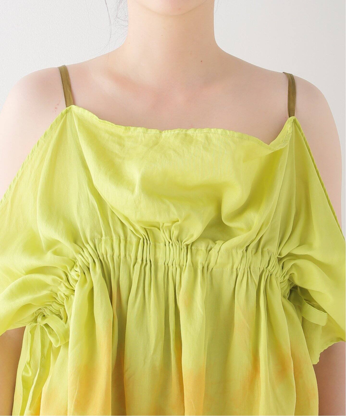 enrica / エンリカ】 HAND-DYEING BLOUSE IN OKINAWA（シャツ