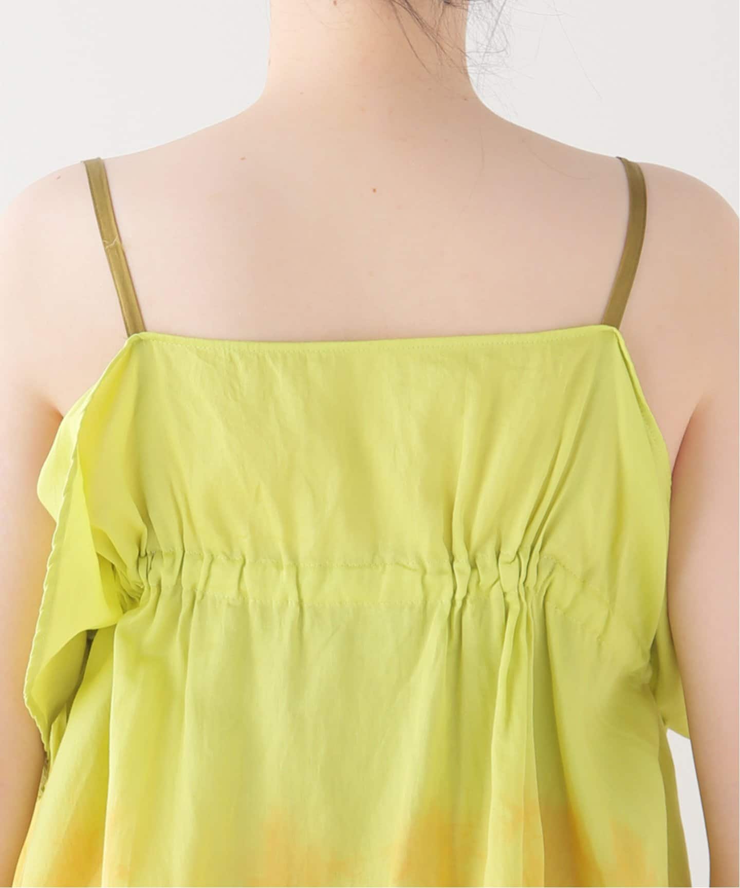 enrica CS SATIN HAND DYEING DRESS シルク込 enrica CS SATIN HAND DYEING DRESS シルク込
