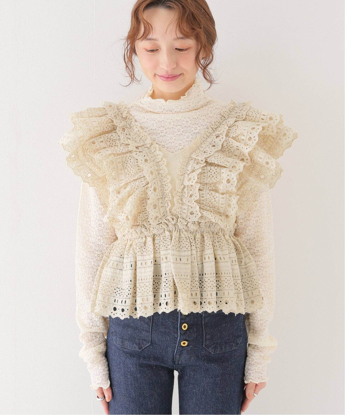 SEA NEW YORK/シーニューヨーク】 Marley Pleated Flutter S/V（シャツ 