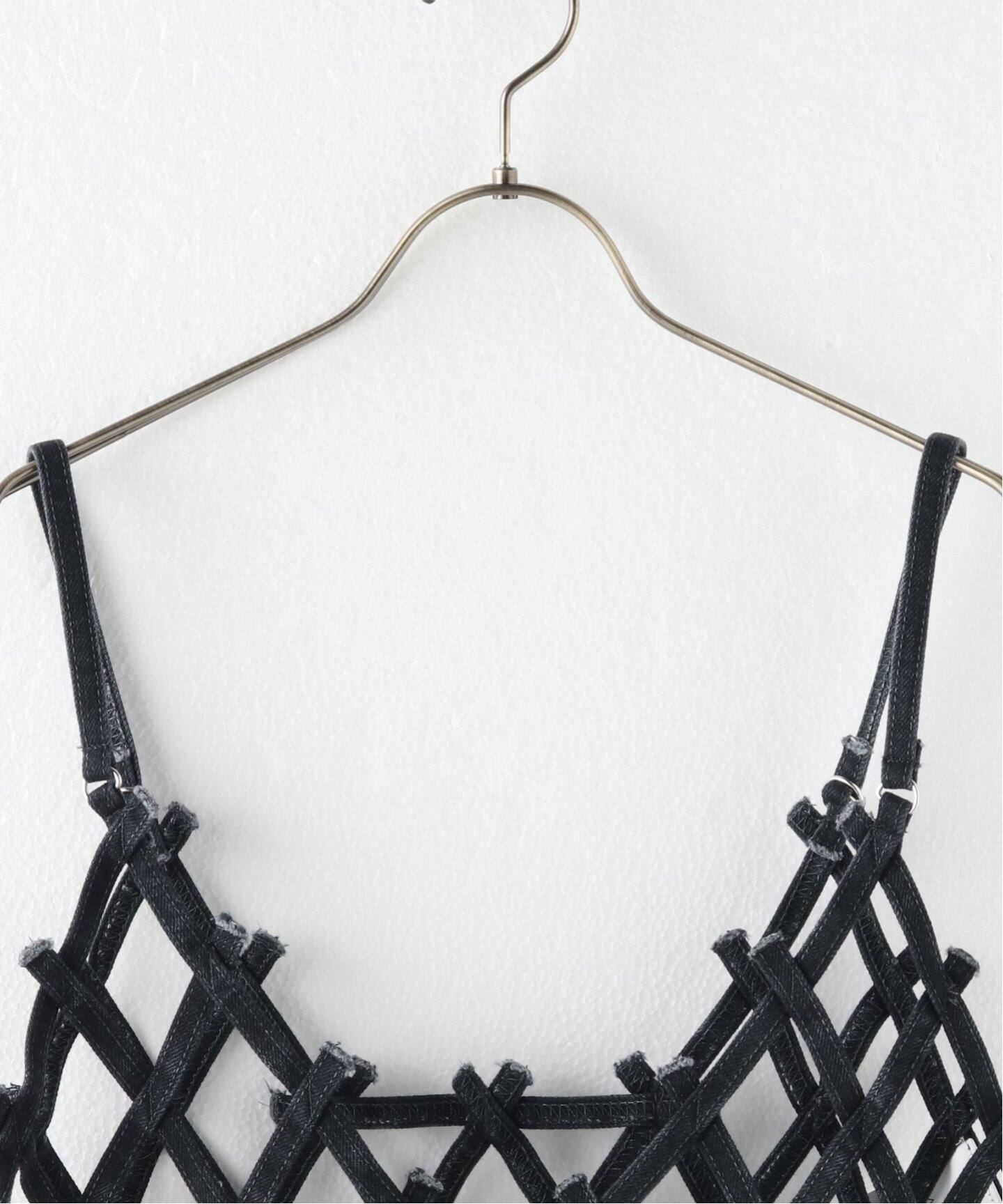 CHIKA KISADA/チカ キサダ】別注DENIM MACRAME TOP：トップス