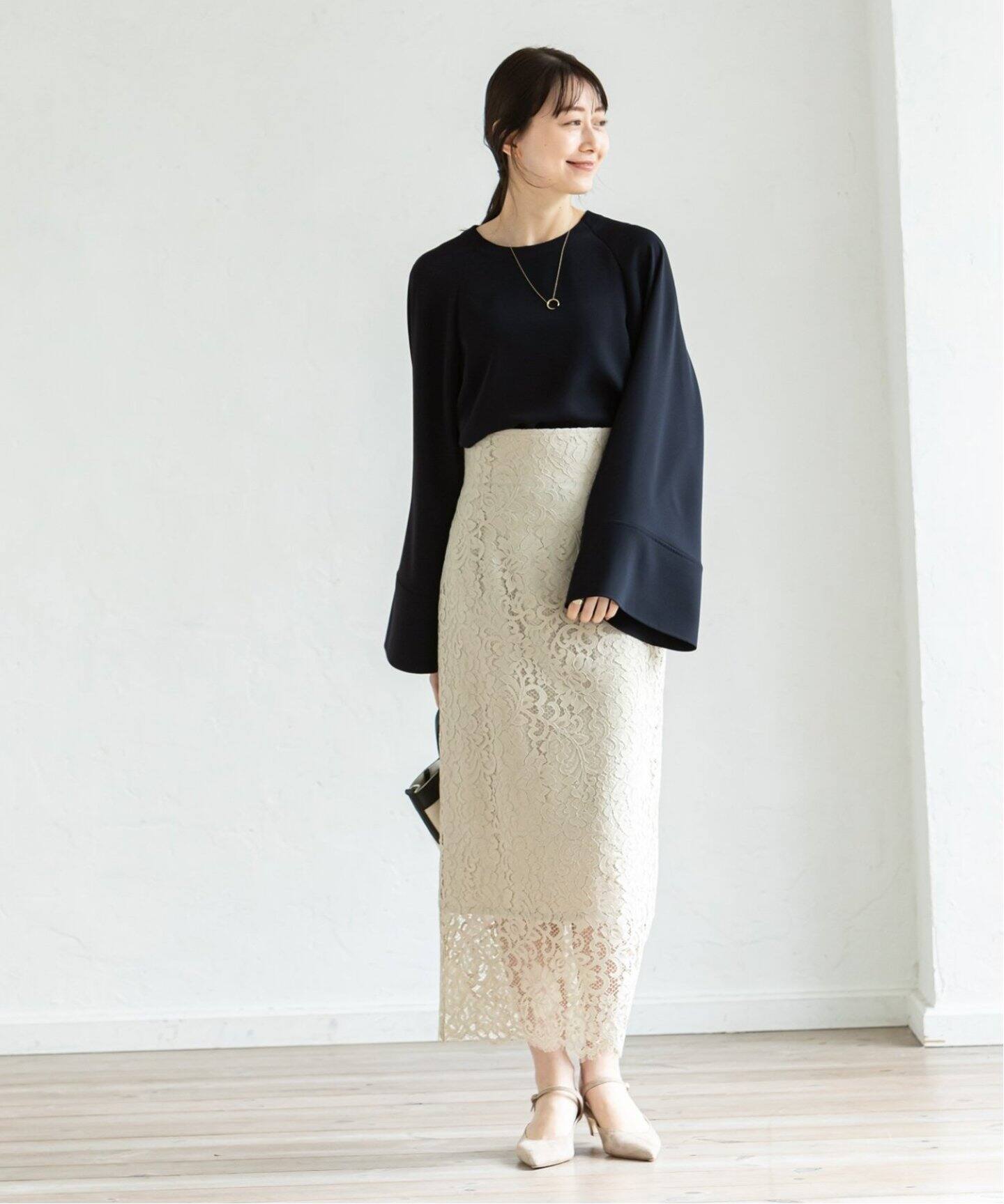 追加》カラーレスケープスリーブブラウス 2（シャツ／ブラウス 