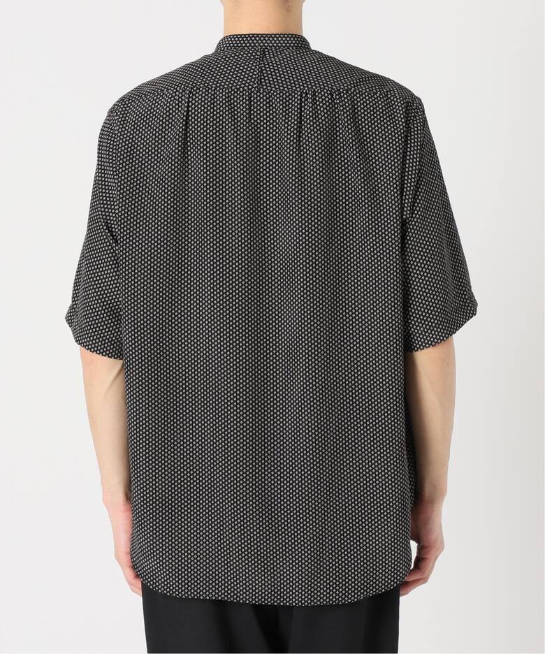 バレンシアガ 半袖 シャツ ノーカラー バンドカラー （BALENCIAGA 