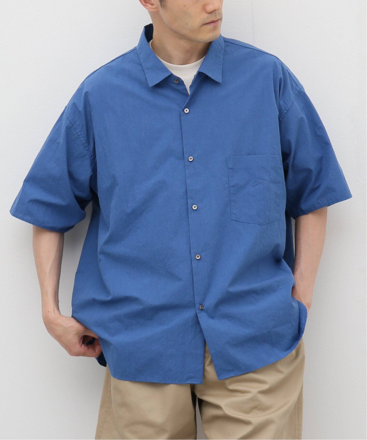 nanamica / ナナミカ】OOAL H/S Wind Shirt（シャツ／ブラウス 