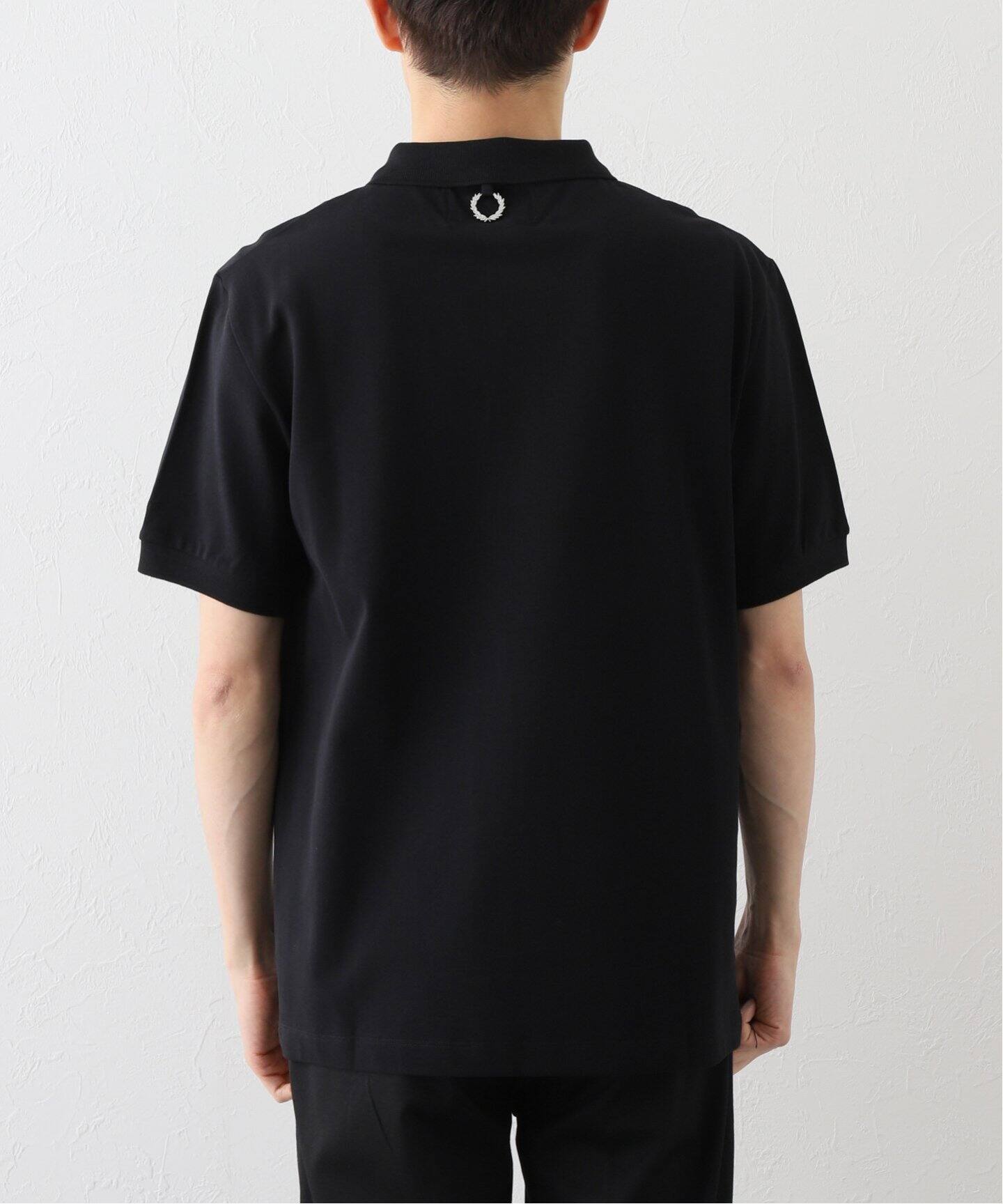 Raf Simons x Fred Perry ブラック ポロシャツ L RAFSIMONS × FREDPERRY】PATCHED ポロシャツ（ポロシャツ