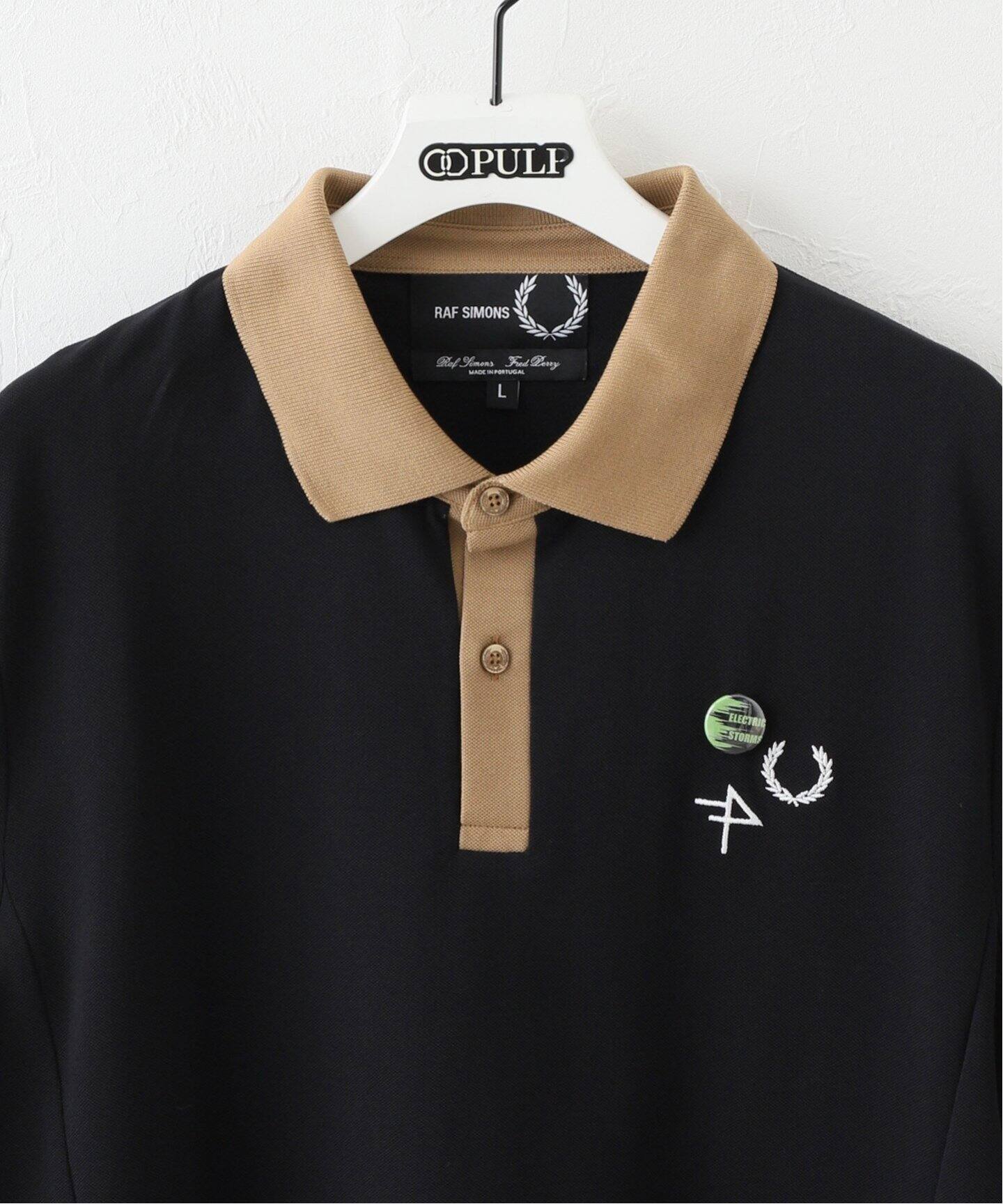 RAFSIMONS × FREDPERRY】CONTRAST COLLAR ポロシャツ（ポロシャツ  