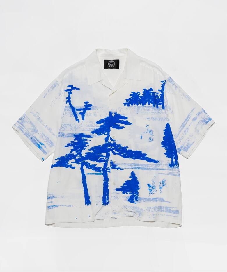 Poggy × Paris Saint-Germain】PSG PLJ KEMARI ALOHA SHIRT（シャツ 
