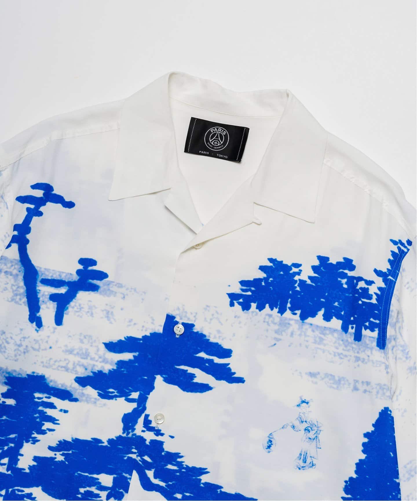 Poggy × Paris Saint-Germain】PSG PLJ KEMARI ALOHA SHIRT