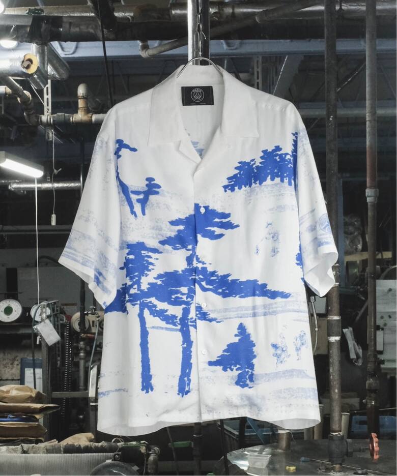 Poggy × Paris Saint-Germain】PSG PLJ KEMARI ALOHA SHIRT（シャツ 