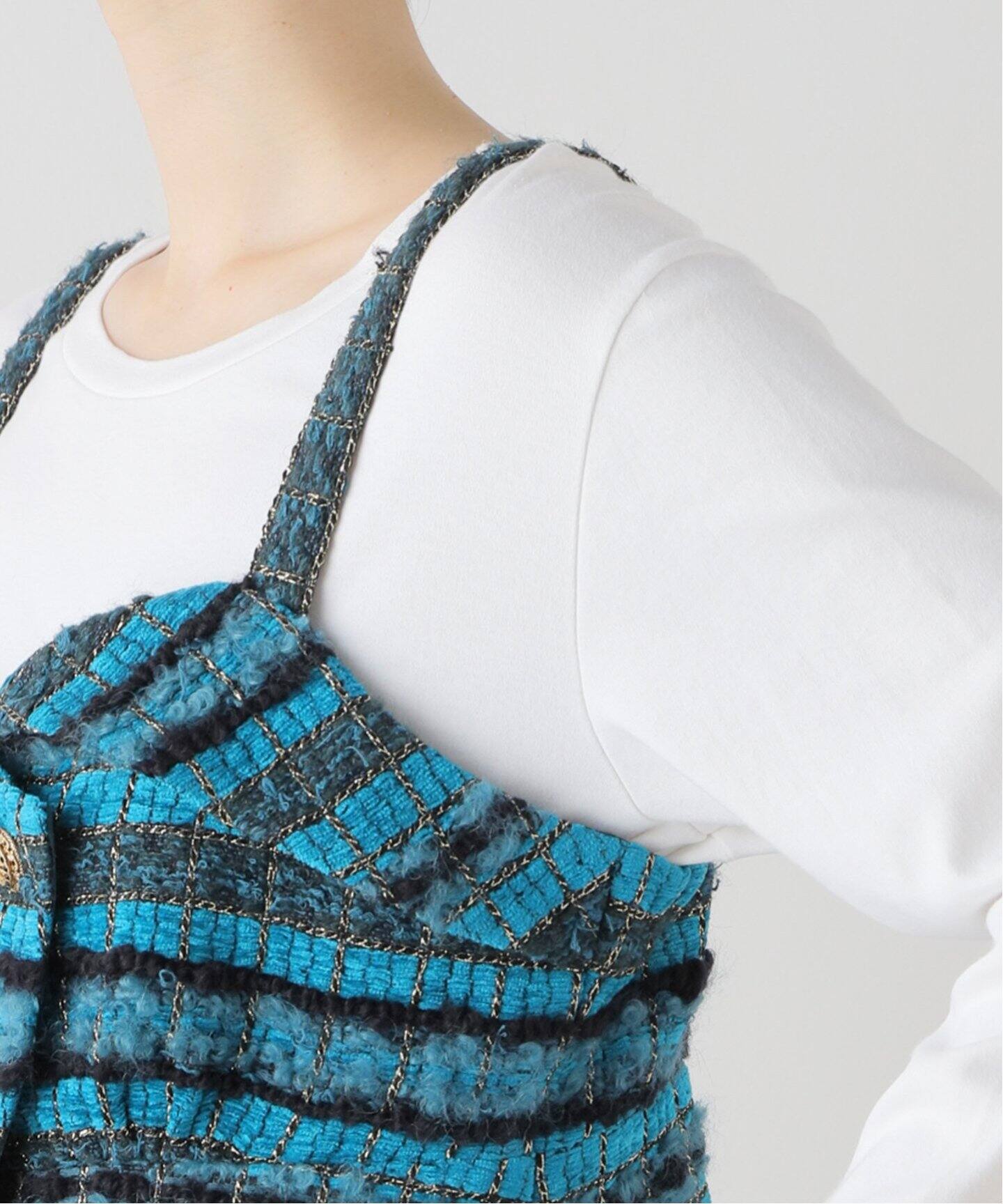 leur logette/ルールロジェット】 Craft tweed camisole03582（シャツ 