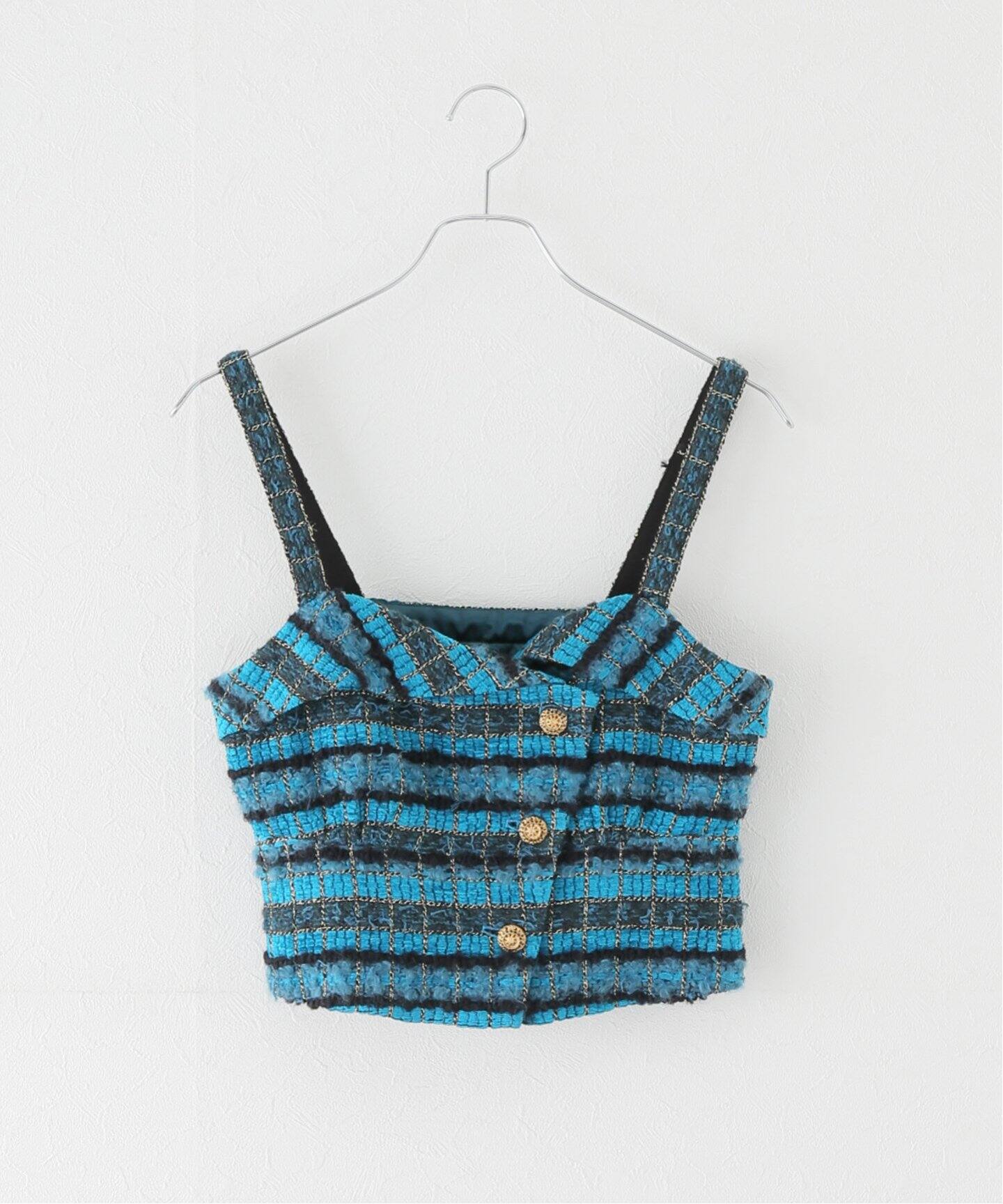 leur logette/ルールロジェット】 Craft tweed camisole03582（シャツ 