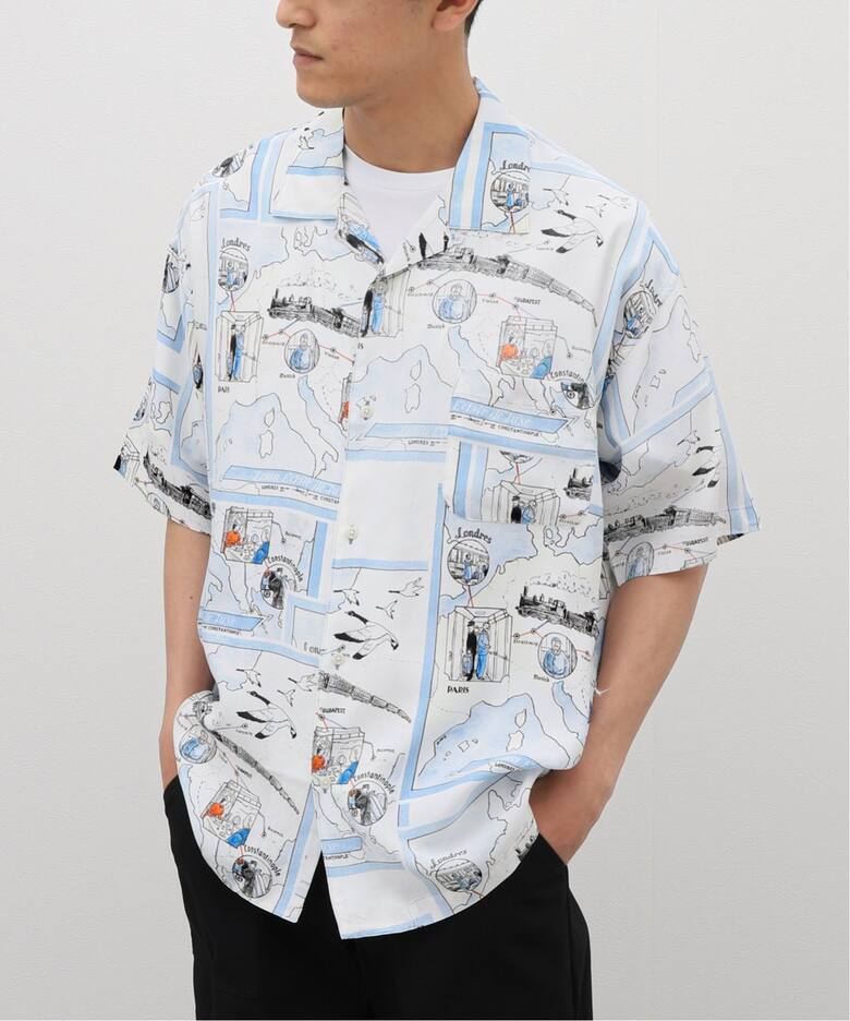 ポータークラシック ケルアックシャツ 半袖 オープンカラーシャツ  