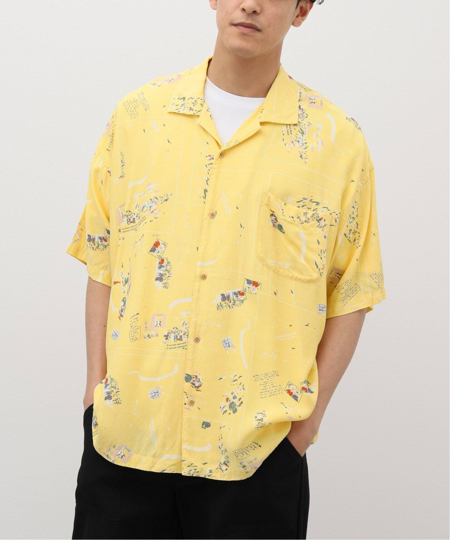 PORTER CLASSIC / ポータークラシック】アロハシャツ FRENCH FILM  