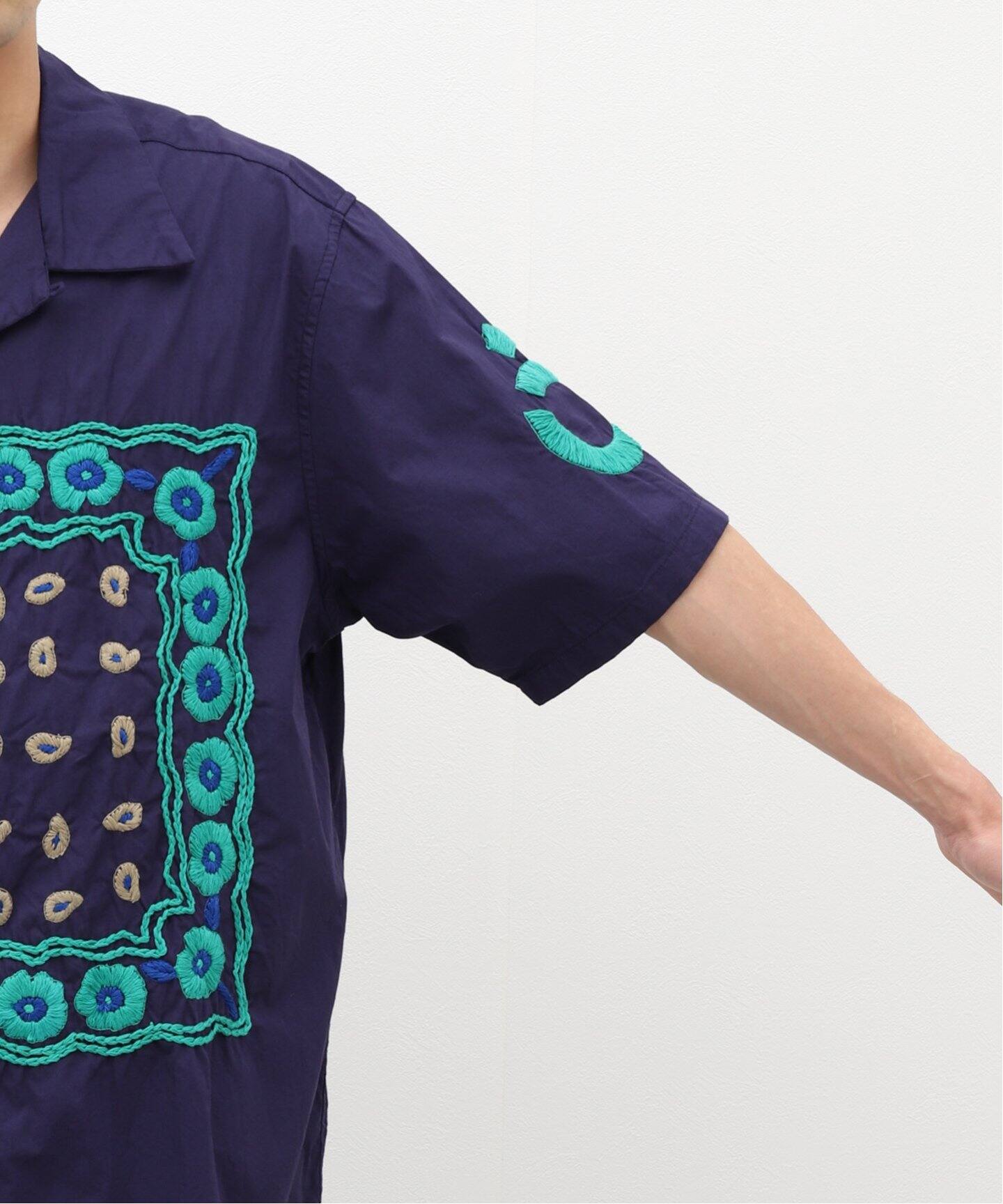 NOMA T.D. / ノ－マ・ティー・ディー】 Bandana Hand Embroideryシャツ 