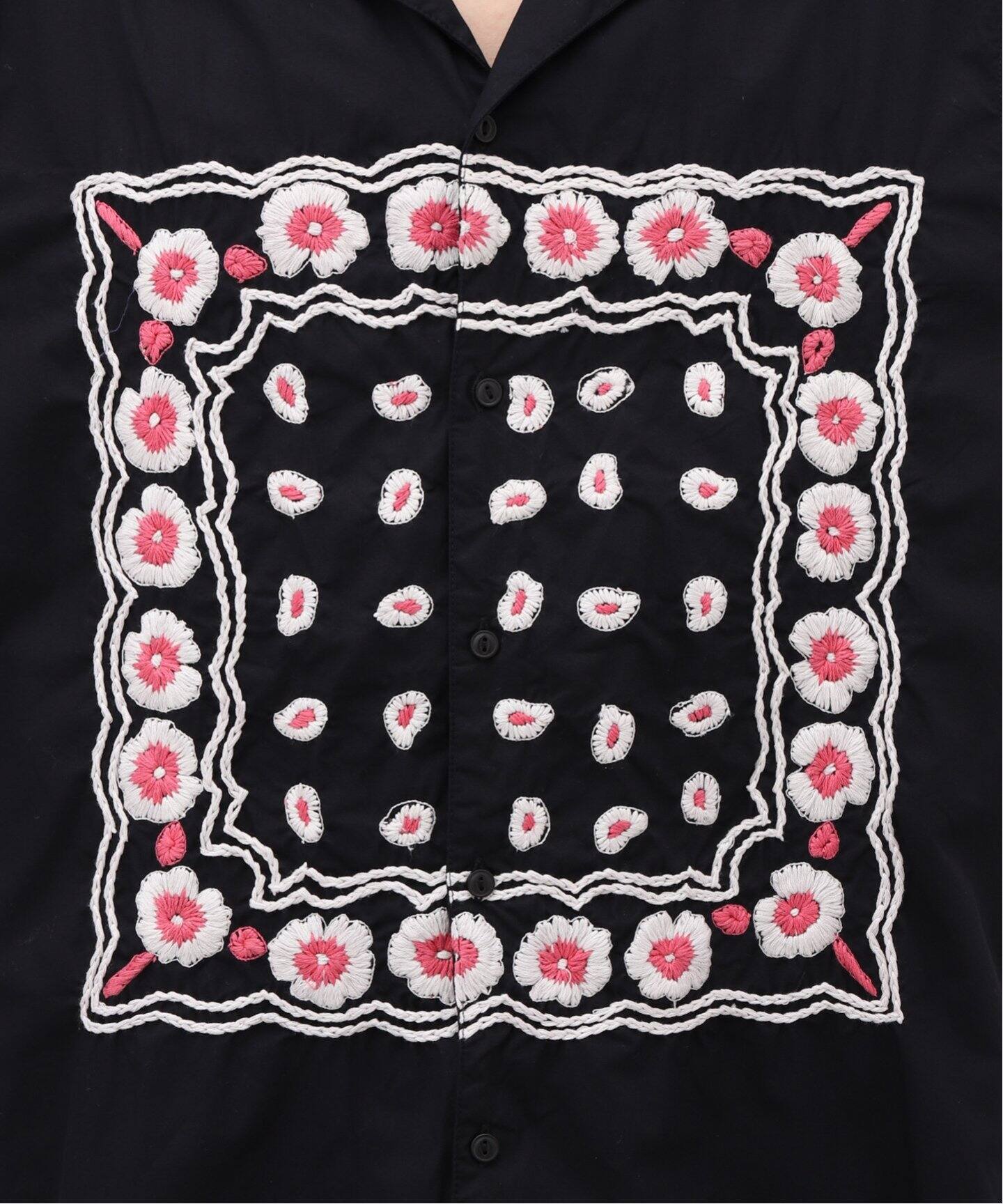 NOMA T.D. / ノ－マ・ティー・ディー】 Bandana Hand Embroideryシャツ 