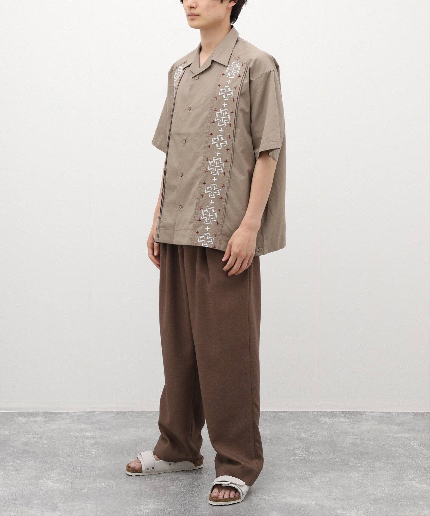 PENDLETON / ペンドルトン】別注 パターン刺繍 オープンカラー  