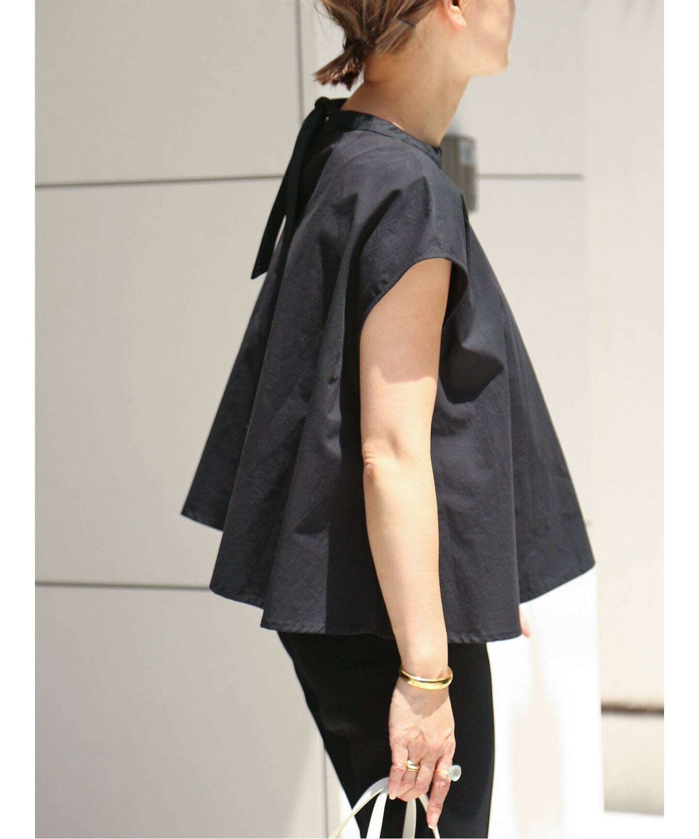 ドゥーズィエムクラス セルリ【定価：2.7万円】☆シャーリングブラウス  