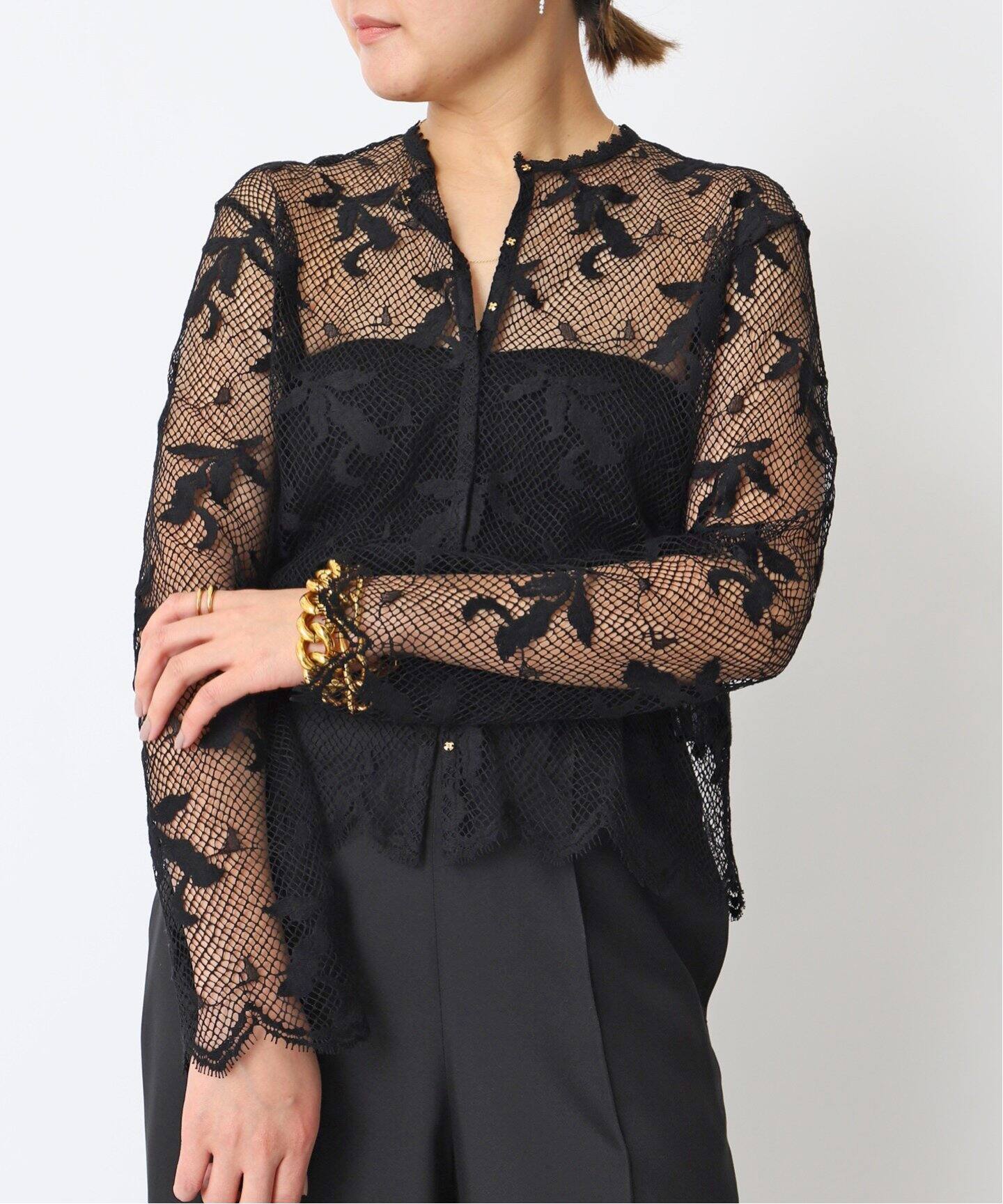 Gainly lace ブラウス（シャツ／ブラウス）｜Deuxieme Classe 