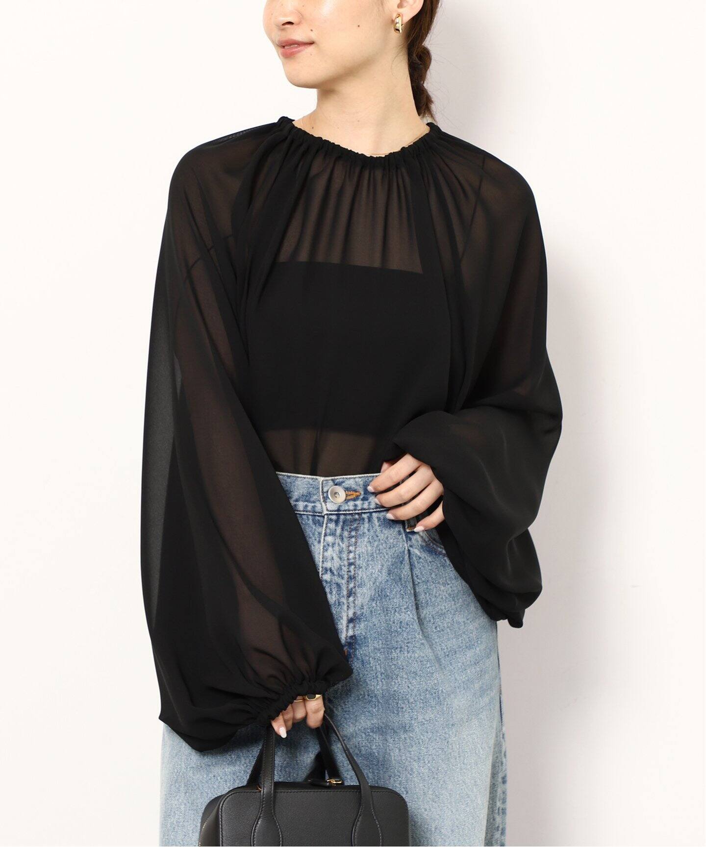 Sheer ブラウス（シャツ／ブラウス）｜Deuxieme Classe  