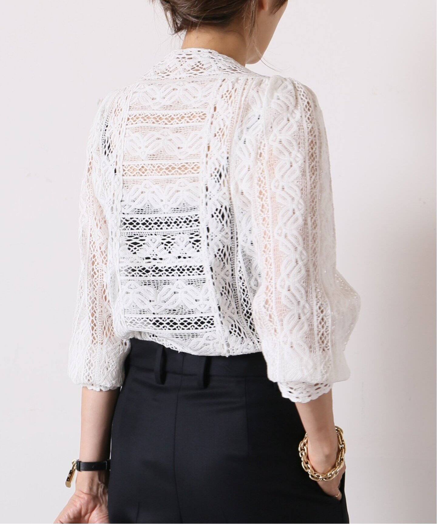追加 レースブラウス（シャツ／ブラウス）｜MUSE de Deuxieme Classe  