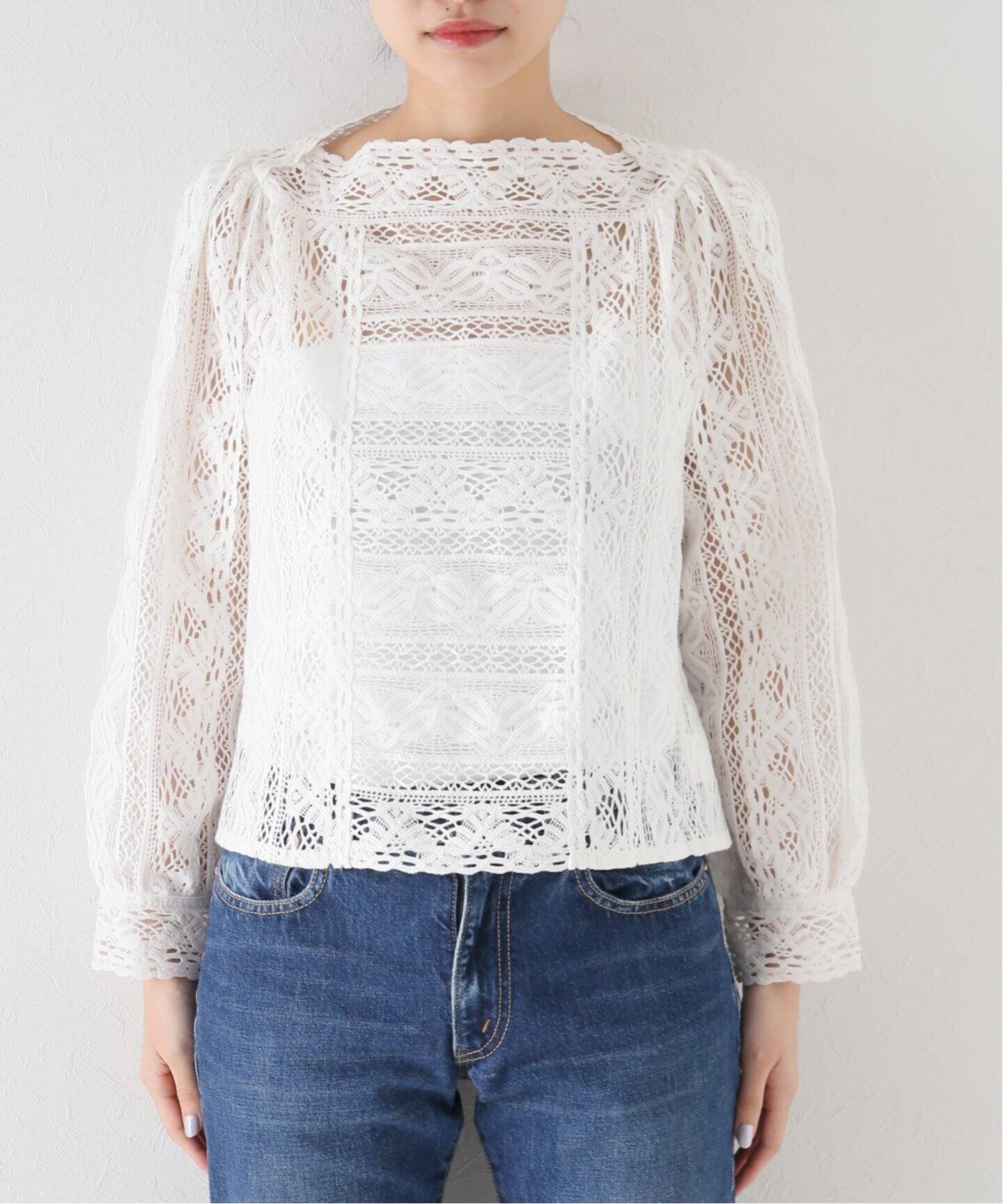 Deuxieme Classe Feminine ブラウス ホワイト