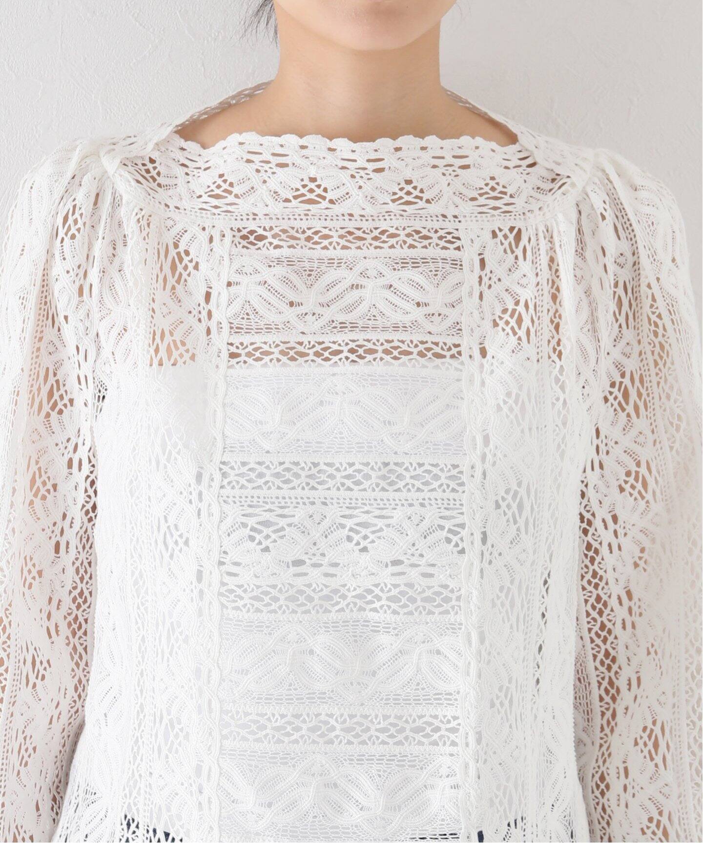 追加 レースブラウス（シャツ／ブラウス）｜MUSE de Deuxieme Classe  