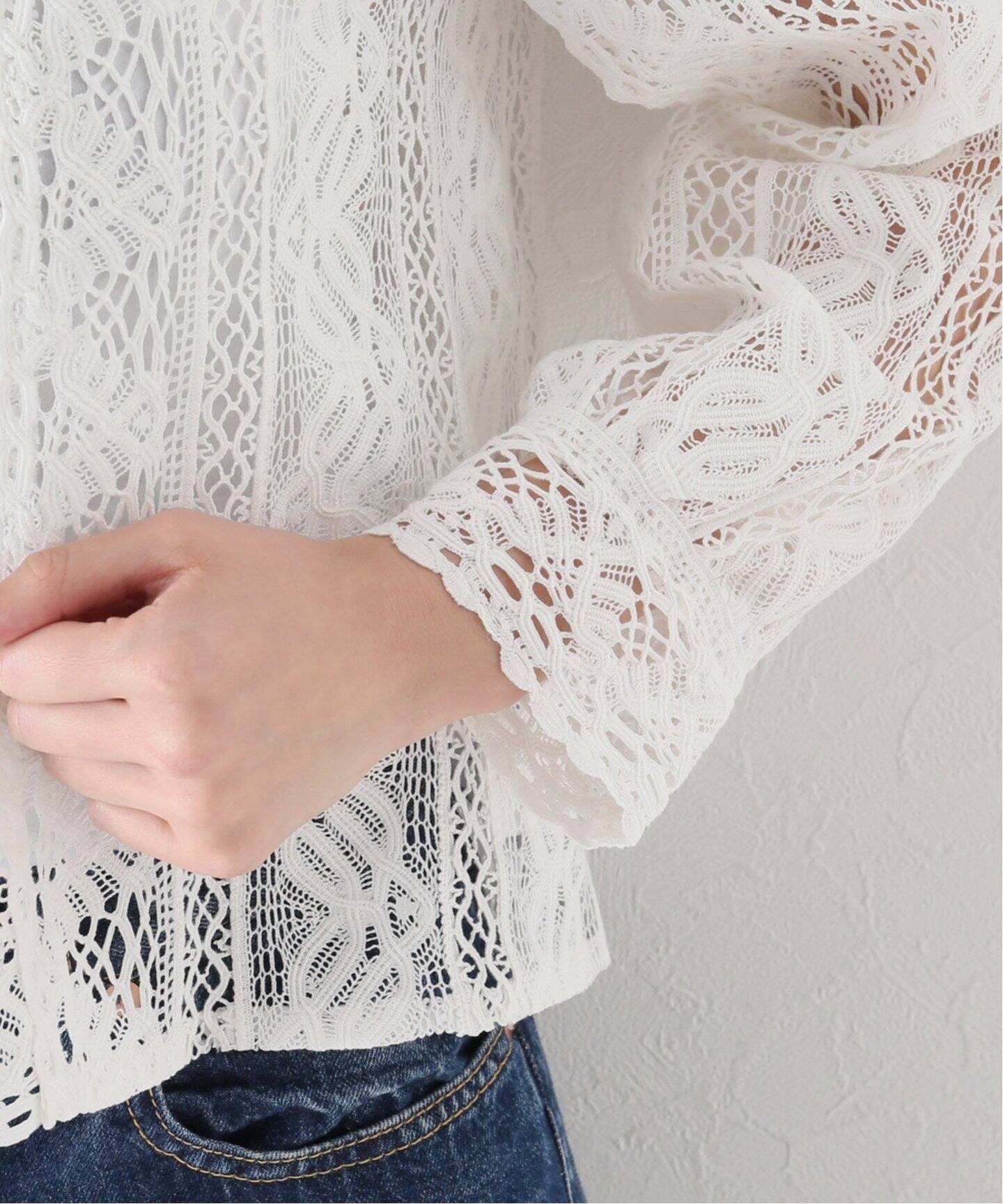 追加 レースブラウス（シャツ／ブラウス）｜MUSE de Deuxieme Classe  