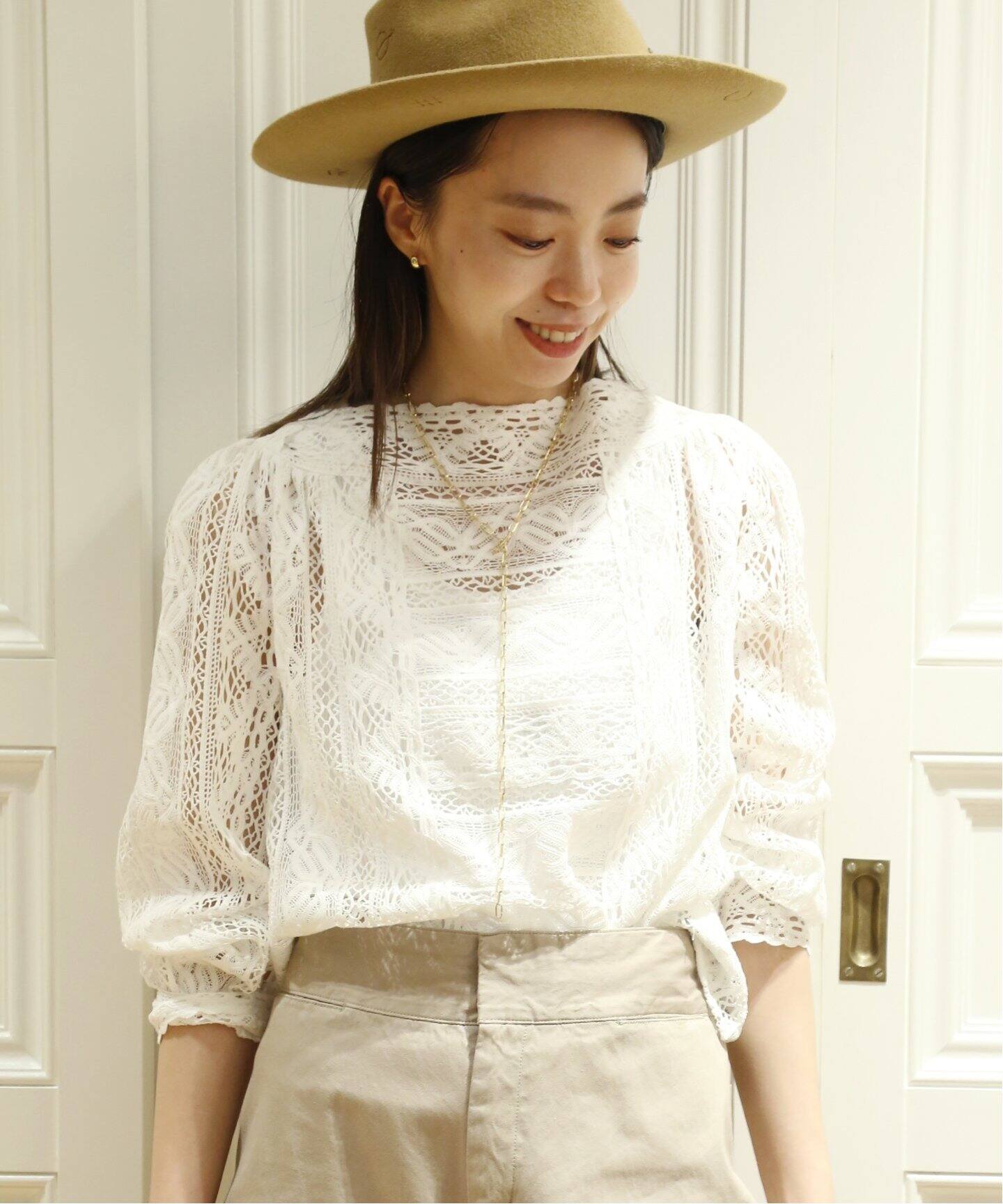 追加 レースブラウス（シャツ／ブラウス）｜MUSE de Deuxieme Classe  