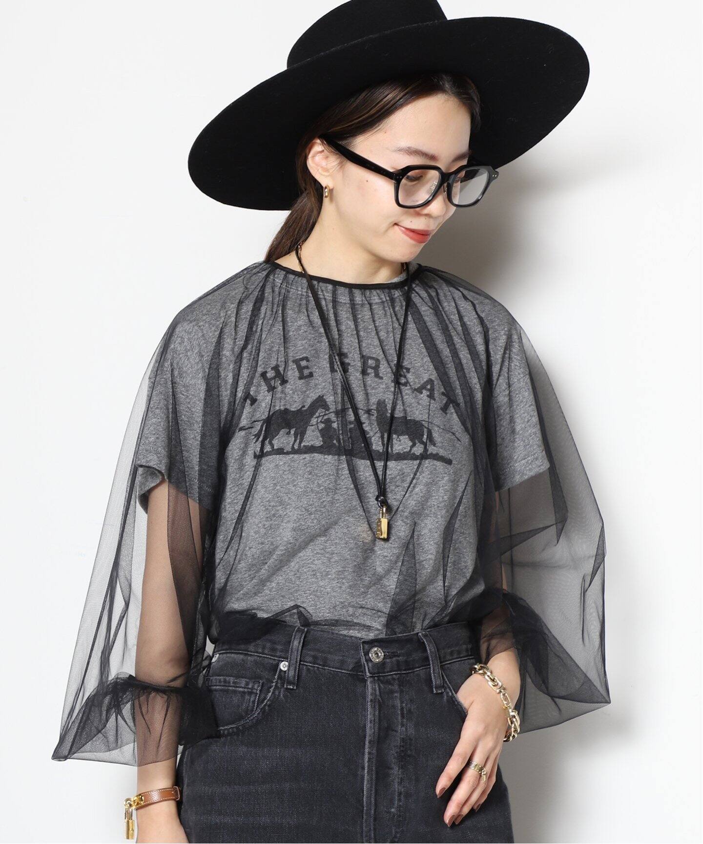 Col Pierrot/コルピエロ】Tulle ブラウス（シャツ／ブラウス）｜MUSE  