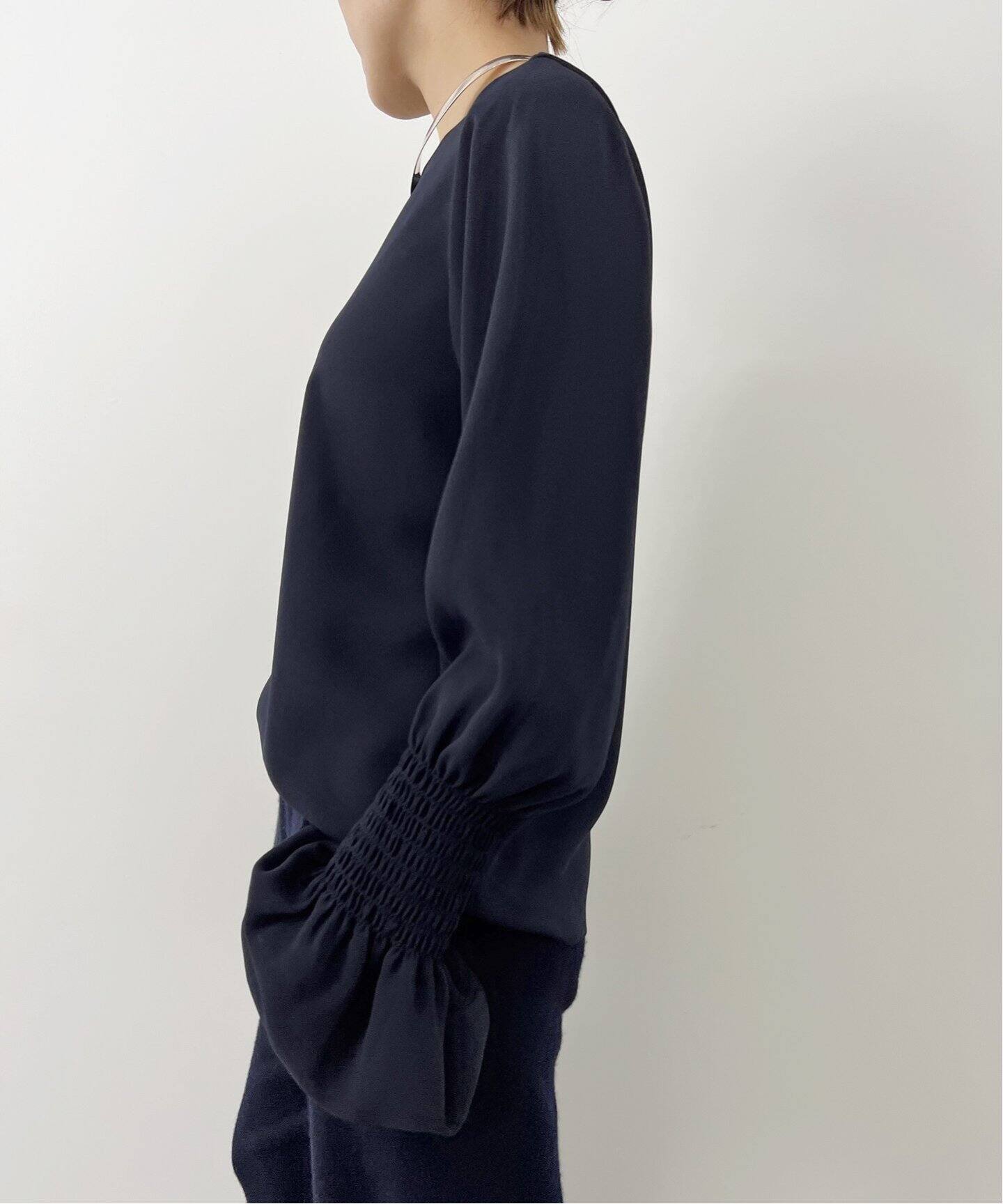 Shirring Blouse（シャツ／ブラウス）｜L