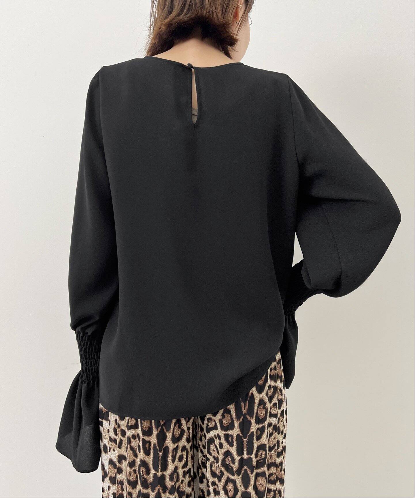Shirring Blouse（シャツ／ブラウス）｜L