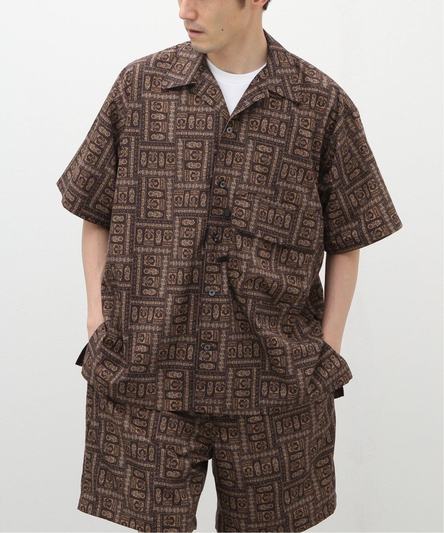 DAIWA PIER39 /ダイワ ピア39】TECH SPORTS OPEN COLLAR SHIRTS S/S  