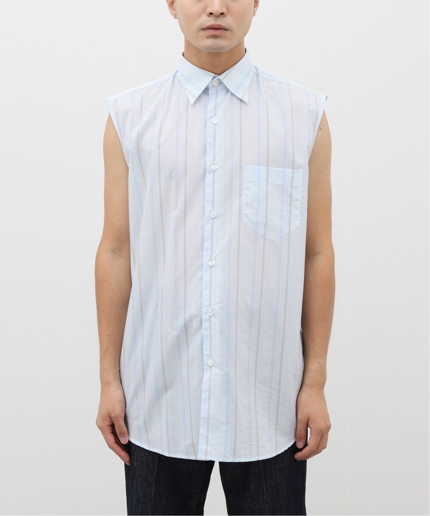 ERNEST W. BAKER / アーネストダブルベイカー】 SLEEVELESS SHIRT 