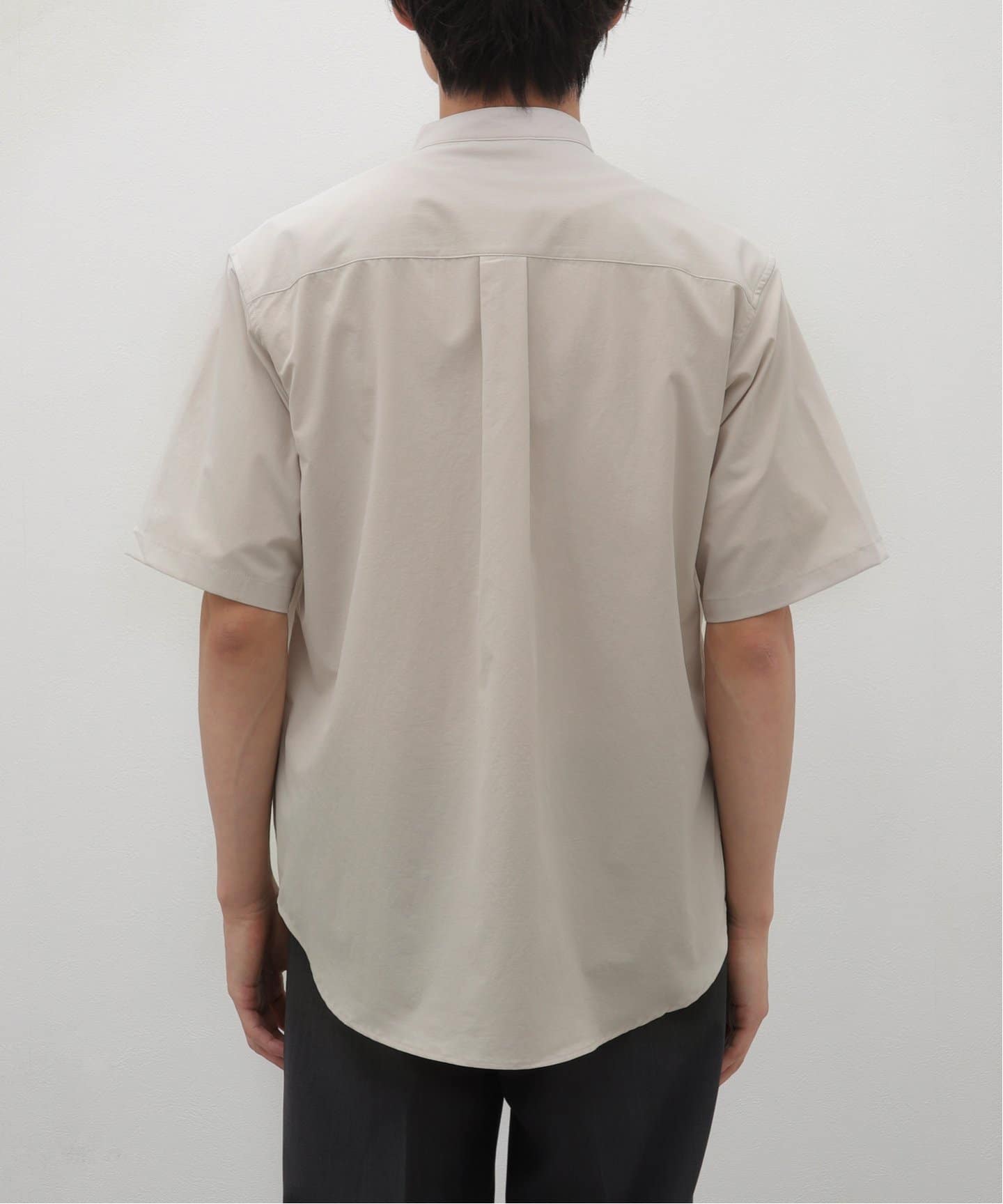 極美品 トゥジュー バンドカラー 長袖シャツ　ベージュ REGULAR バンドカラー半袖シャツ（シャツ／ブラウス）｜B.C