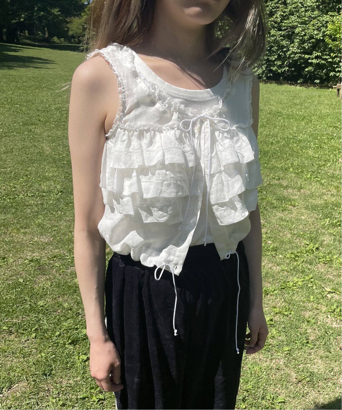 シアーラミーラッフルトップ（シャツ／ブラウス）｜EDIT.FOR 