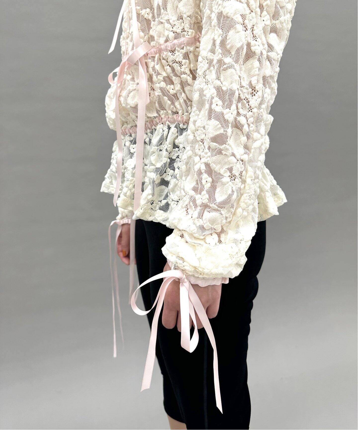 YUHAN WANG/ユハン ワン】ribbon lace top（シャツ／ブラウス）｜EDIT 