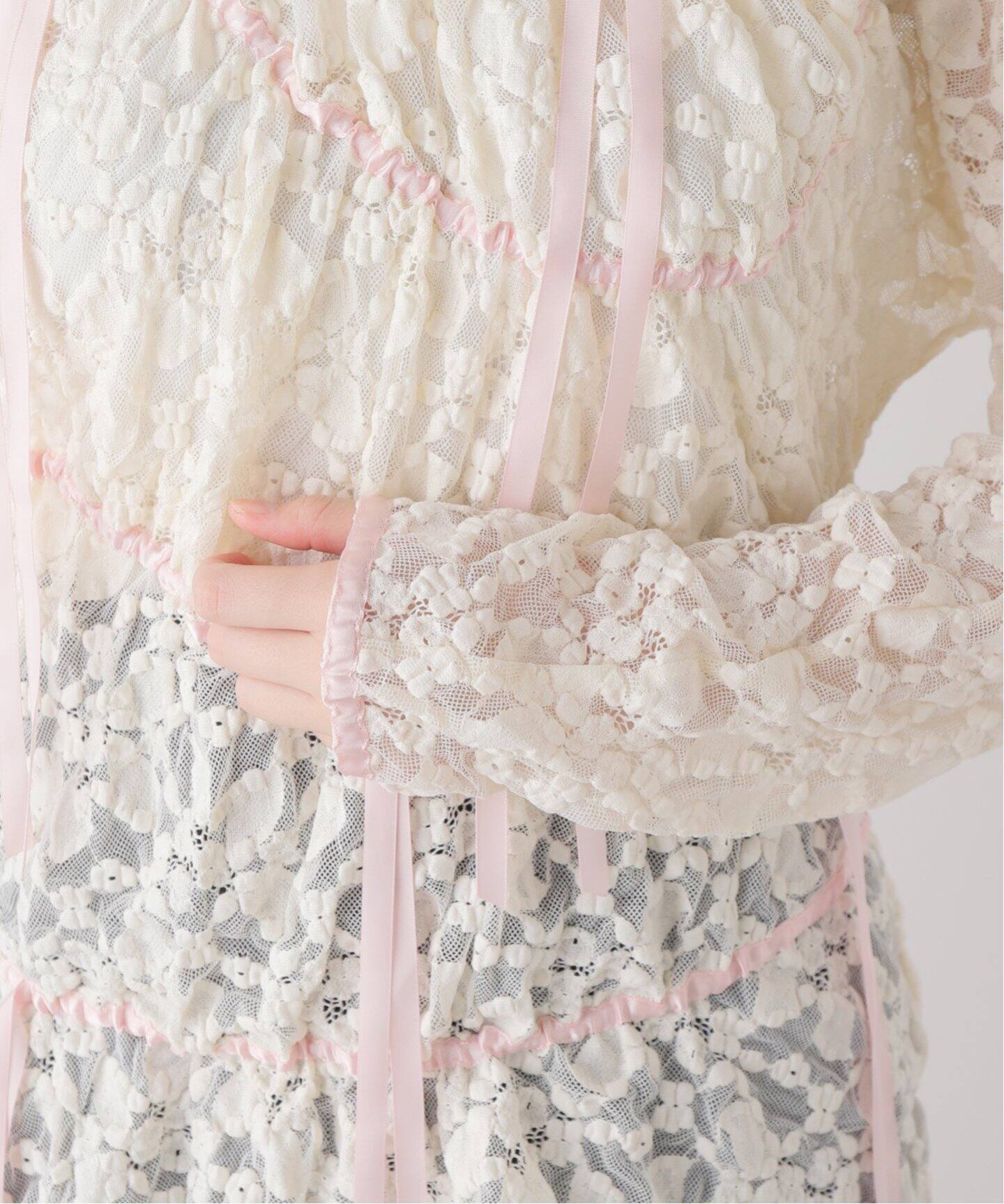 YUHAN WANG/ユハン ワン】ribbon lace top（シャツ／ブラウス）｜EDIT 