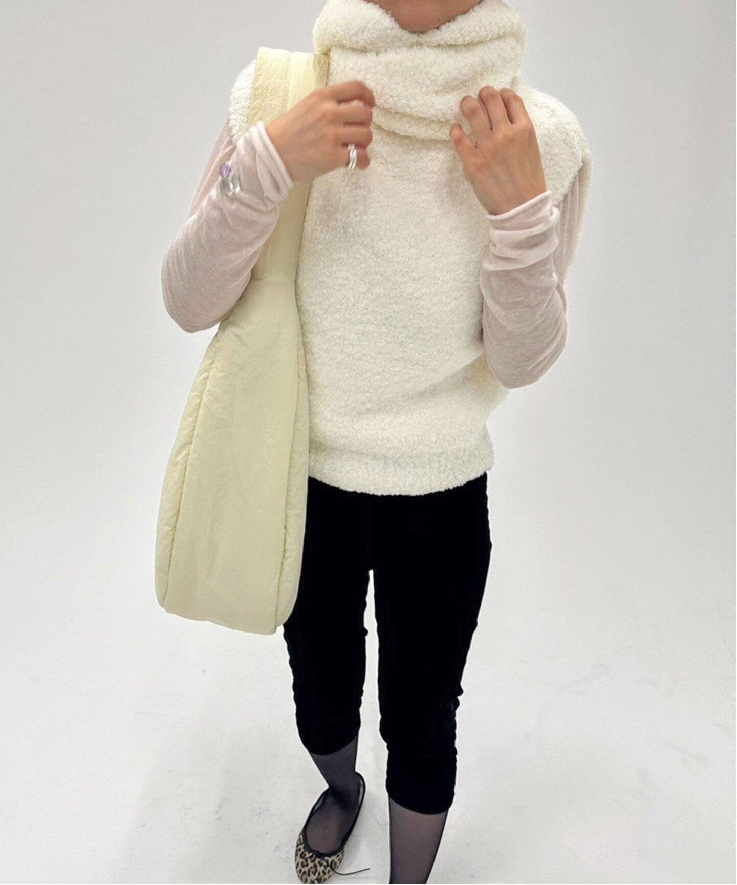 VERSO/ヴェルソ】Shearling Turtle Vest（ベスト）｜EDIT.FOR