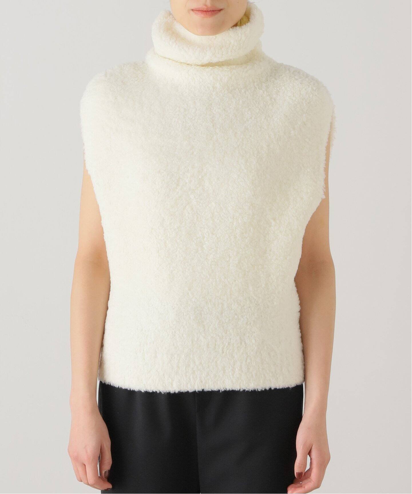VERSO/ヴェルソ】Shearling Turtle Vest（ベスト）｜EDIT.FOR