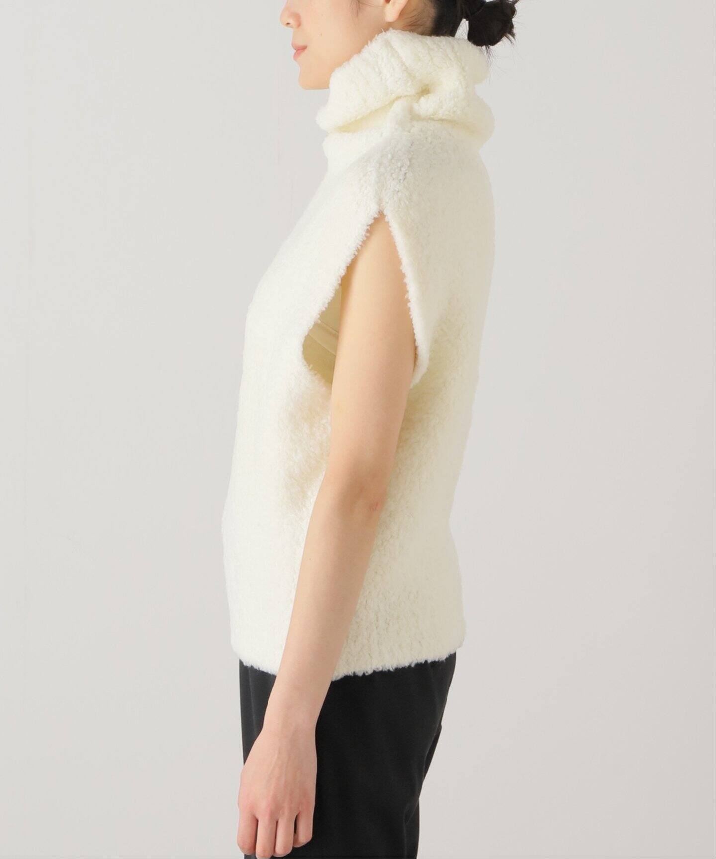 VERSO/ヴェルソ】Shearling Turtle Vest（ベスト）｜EDIT.FOR