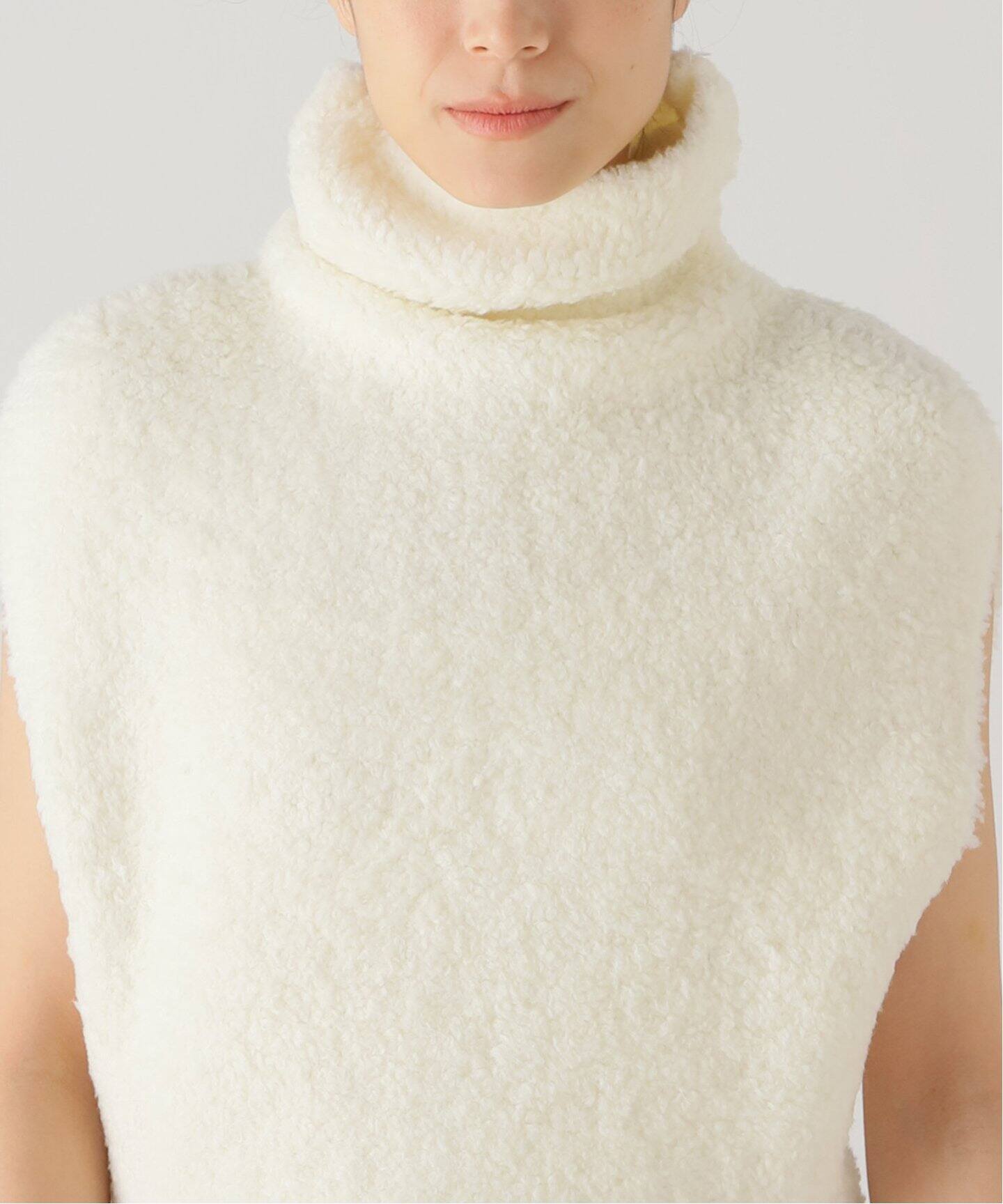 VERSO/ヴェルソ】Shearling Turtle Vest（ベスト）｜EDIT.FOR LULU 
