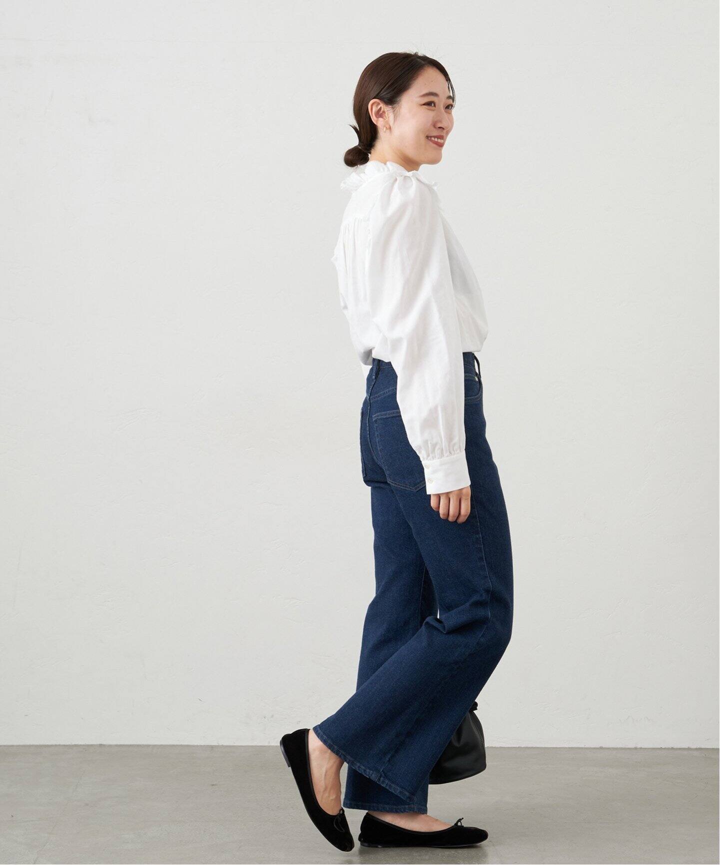 コットンボイル フリルブラウス（シャツ／ブラウス）｜IENA（イエナ