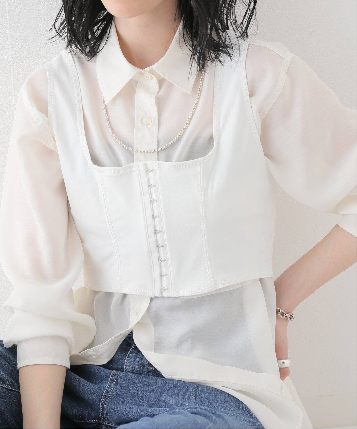 JANE SMITH/ジェーンスミス】2WAY CORSET TANK TOP（その他トップス 
