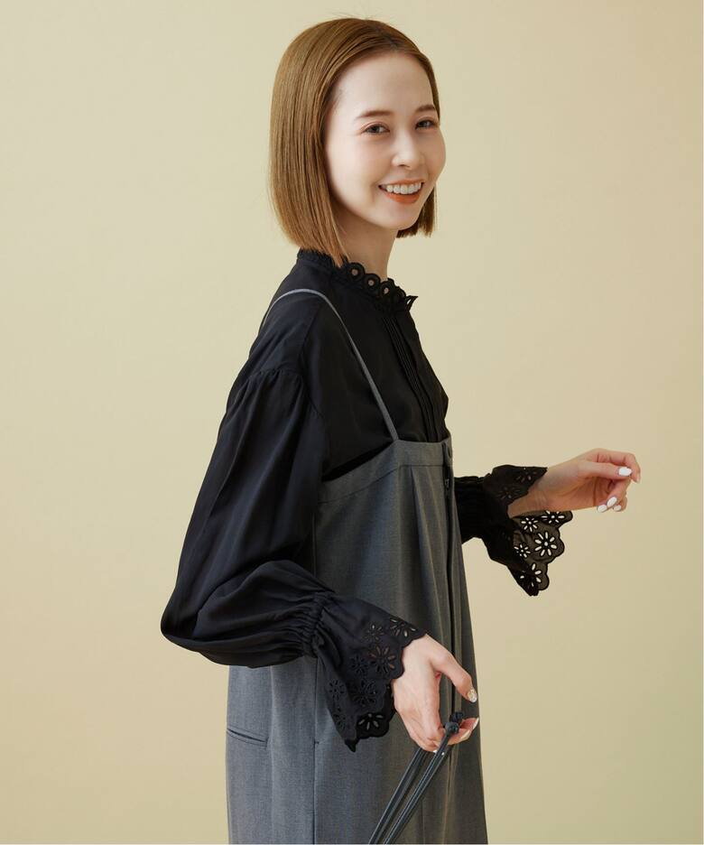 カット刺しゅうブラウス（シャツ／ブラウス）｜SLOBE IENA（スローブ  