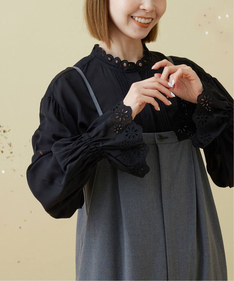 カット刺しゅうブラウス（シャツ／ブラウス）｜SLOBE IENA（スローブ  