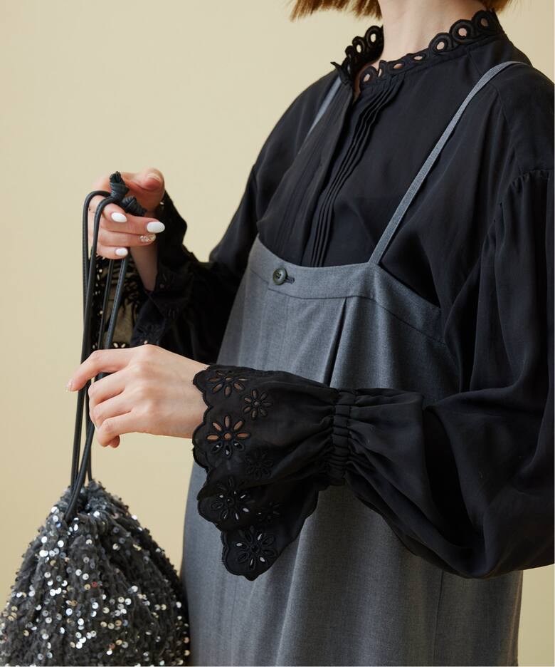 カット刺しゅうブラウス（シャツ／ブラウス）｜SLOBE IENA（スローブ  