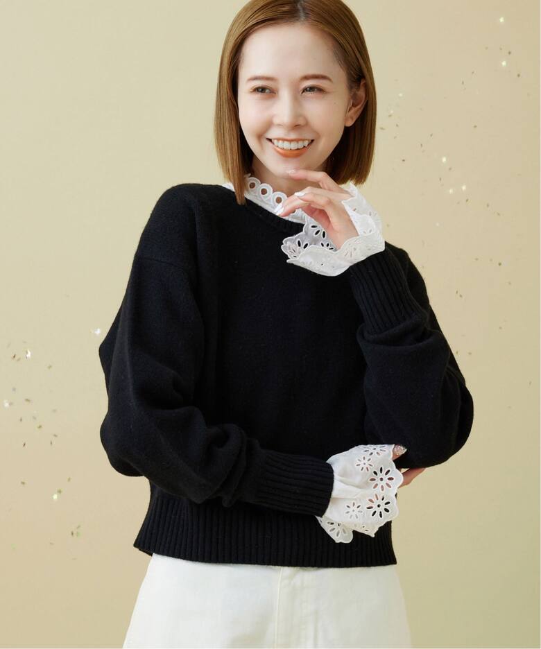 カット刺しゅうブラウス（シャツ／ブラウス）｜SLOBE IENA（スローブ  