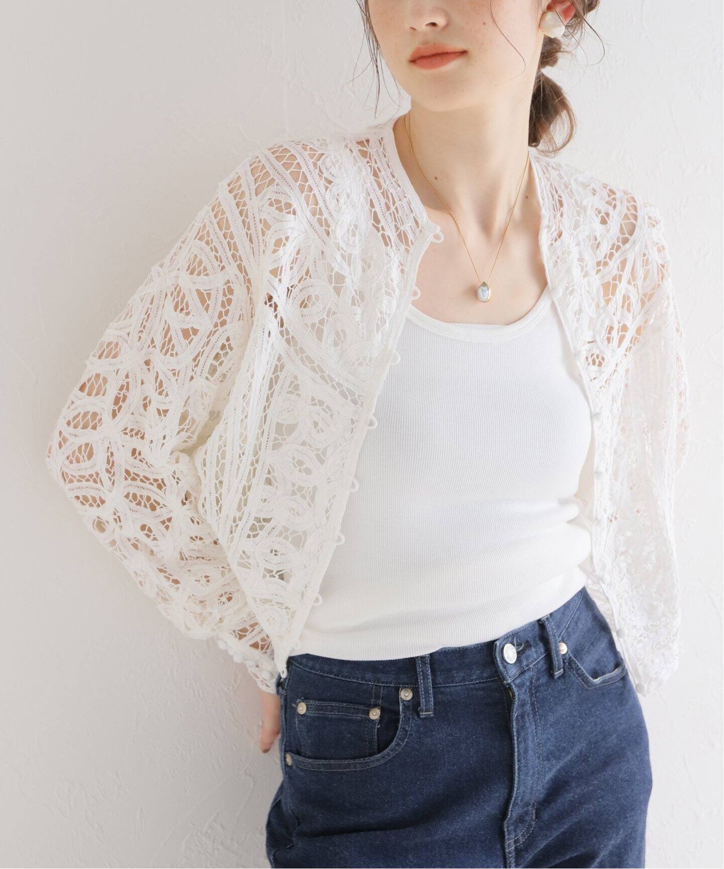 IENA LA BOUCLE バテンレースブラウス（シャツ／ブラウス）｜IENA 
