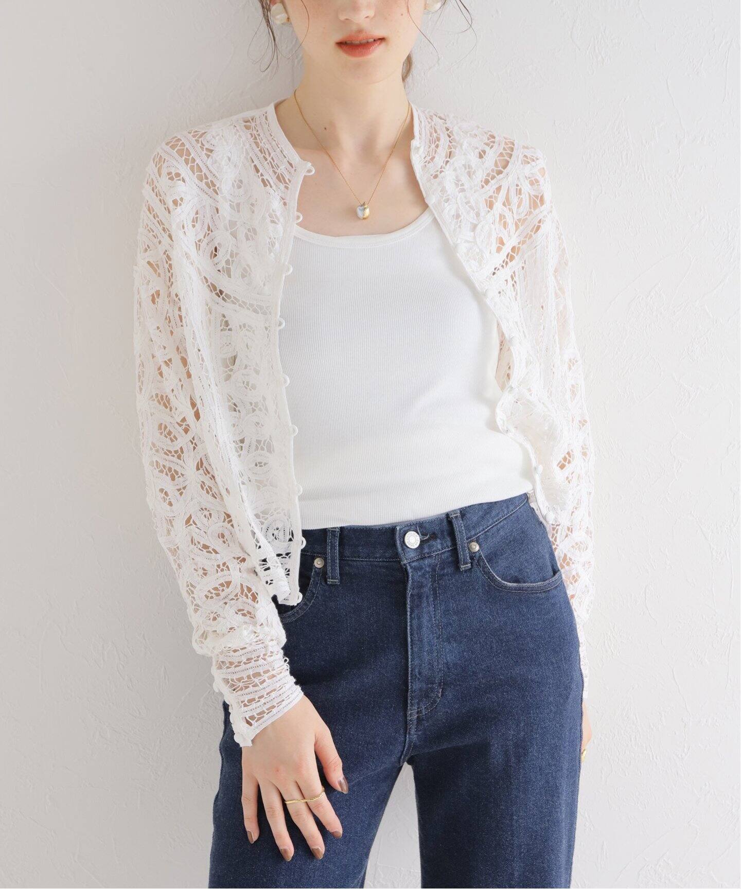 IENA LA BOUCLE バテンレースブラウス（シャツ／ブラウス）｜IENA  