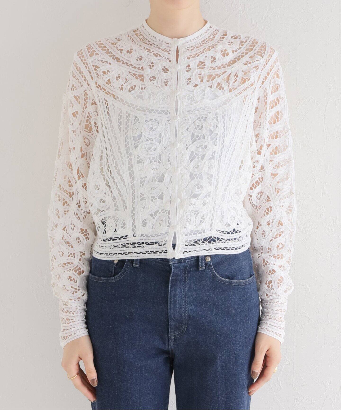 IENA LA BOUCLE バテンレースブラウス（シャツ／ブラウス）｜IENA  